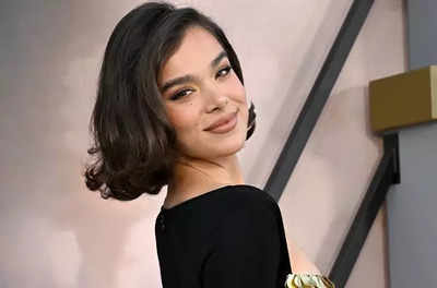 Hailee Steinfeld reacts as Josh Allen gets asked out on a date during their appearance at NFL Honors