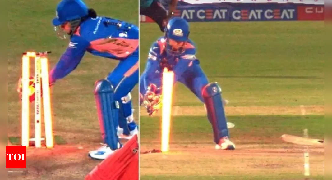 ‘It is really hard …’: Mumbai Indians coach Charlotte Edwards critiques controversial run-out decisions in narrow loss to Delhi Capitals | Cricket News – The Times of India