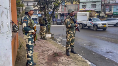 Security forces dismantle illegal check posts in Manipur amid rising tensions