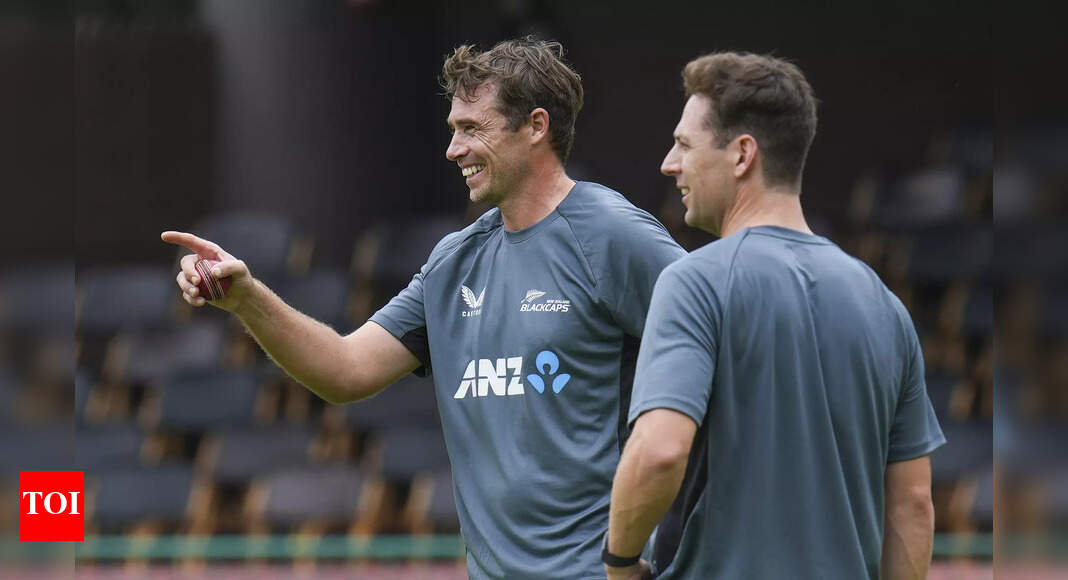 Tim Southee lauds experienced players like Kane Williamson and captain Mitchell Santner ahead of Champions Trophy | Cricket News - The Times of India