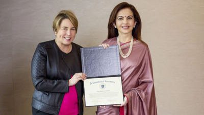 Nita Ambani honoured with Massachusetts governor's citation for global philanthropy