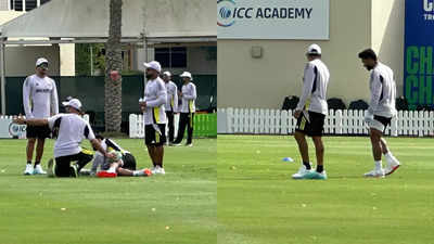 Champions Trophy: Injury scare as Rishabh Pant hit on left knee during net session in Dubai