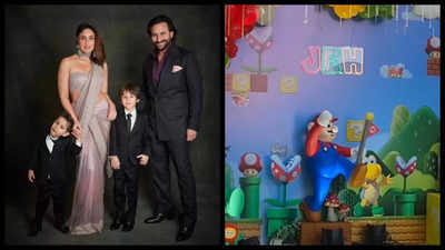 Inside Jeh Ali Khan’s Mario-themed birthday bash: Kareena Kapoor and Saif Ali Khan celebrate with style