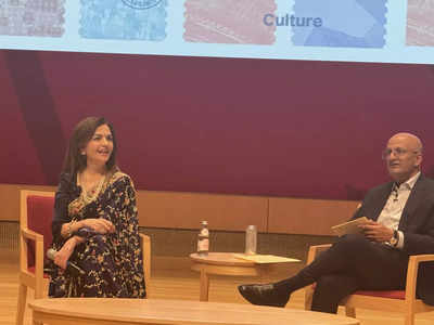 Nita Ambani radiates elegance in a black silk saree at Harvard's Annual India Conference