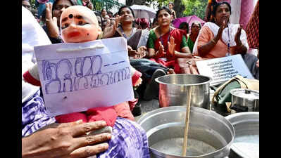 ASHA workers’ protest grows, leaders face action