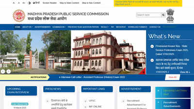 MPPSC prelims answer key 2025 released at mppsc.mp.gov.in; download here – The Times of India