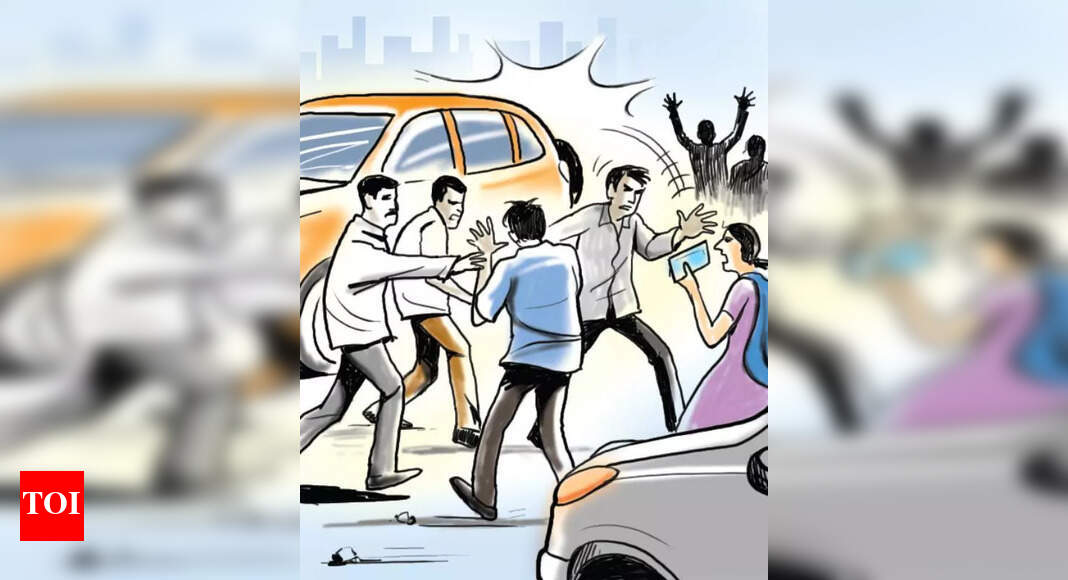 Road rage: Woman PSI assaulted over honking | Ahmedabad News - The ...