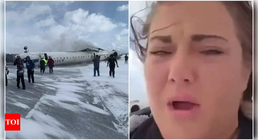 'I am upside down': Survivor captures moment Delta jet flipped, crash-landed in Toronto