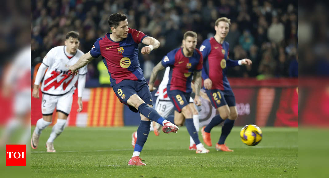 Barcelona top La Liga standings after narrow win over Rayo Vallecano