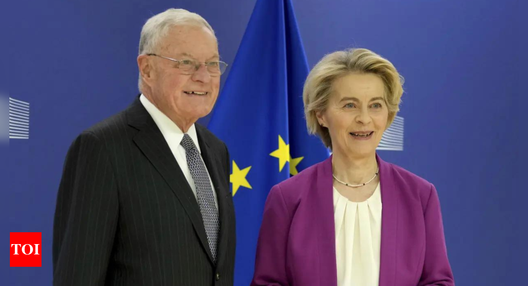 Ursula von der Leyen: EU tells US Europe wants to ‘partner’ on Ukraine peace | World News – The Times of India