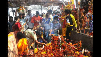 Devotees ask for state recognition for Peddagattu Jatara