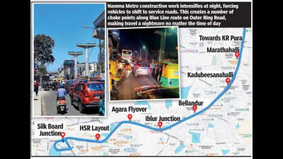 Bengaluru's Outer Ring Road Congested at night too | Bengaluru ...