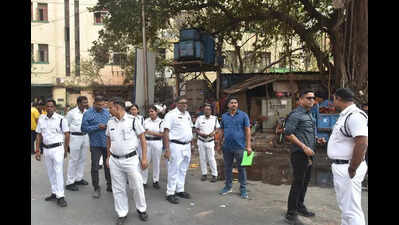 45 families squatting near Yogayog Bhawan removed