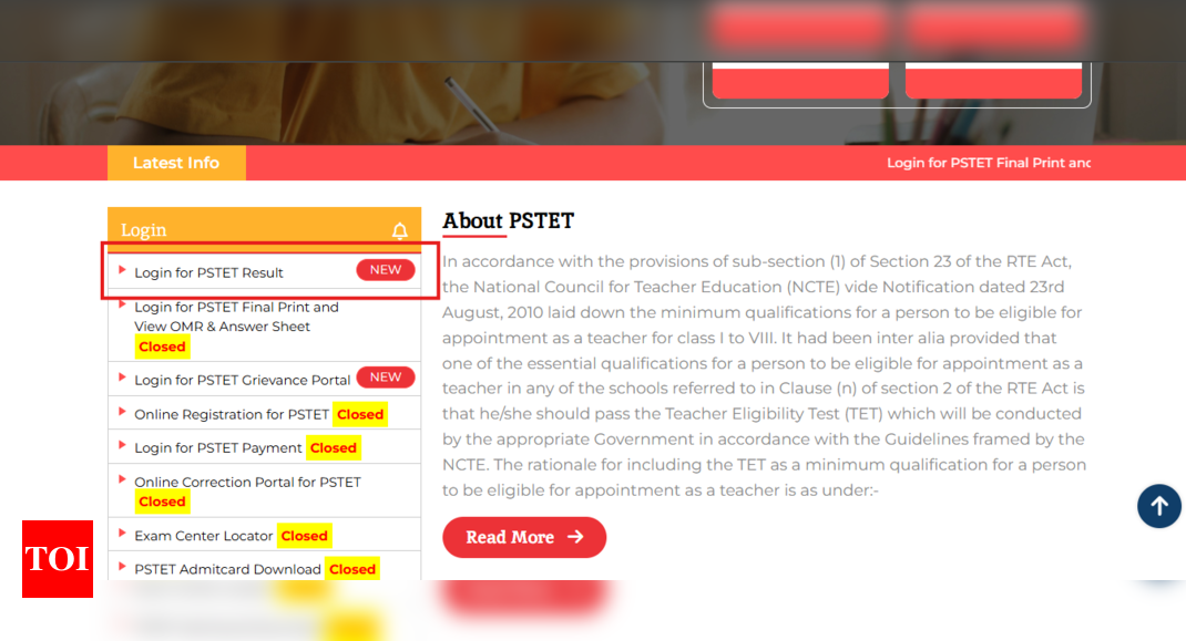 Punjab PSTET results announced: Direct link to download scorecards here