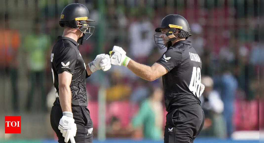 Champions Trophy: Mitchell Santner hails centurions Will Young, Tom Latham after Pakistan thrashing | Cricket News - The Times of India