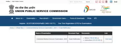 UPSC CMS 2025 application window opens: Direct link to apply here | – The Times of India