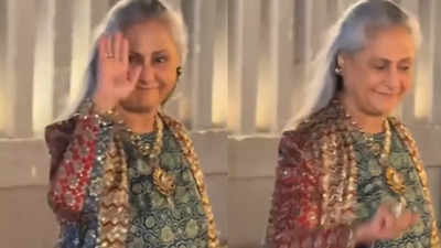 Jaya Bachchan wins hearts with her sweet interaction with paps at Aadar Jain's Mehndi; says 'Aapki kripa hai'