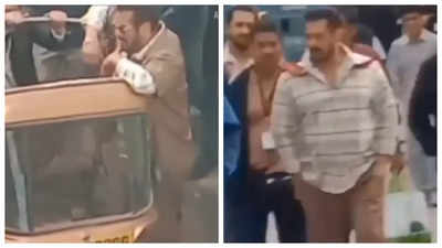 Is Salman Khan playing an auto-driver in his Hollywood debut? Fans spot superstar filming in Saudi Arabia - WATCH