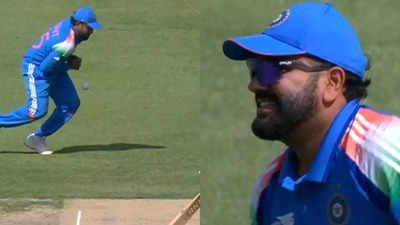 Watch: How Rohit Sharma messed up Axar Patel's hat-trick chance