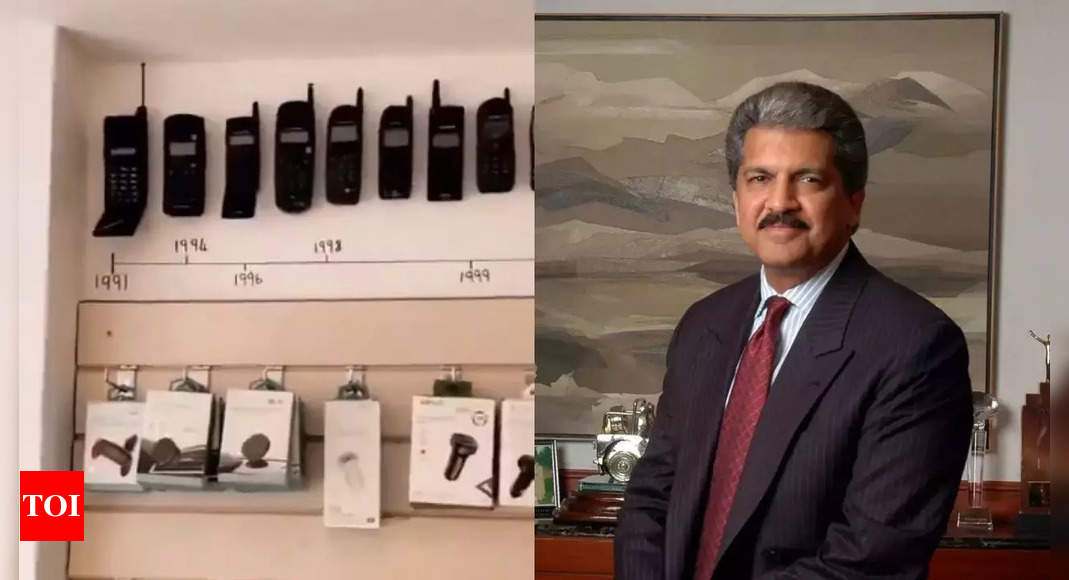 Anand Mahindra shares video on mobile phone evolution and questions its future: “Implants in our brains?”