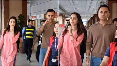 Shraddha Kapoor spotted with rumoured boyfriend Rahul Mody at Ahmedabad airport