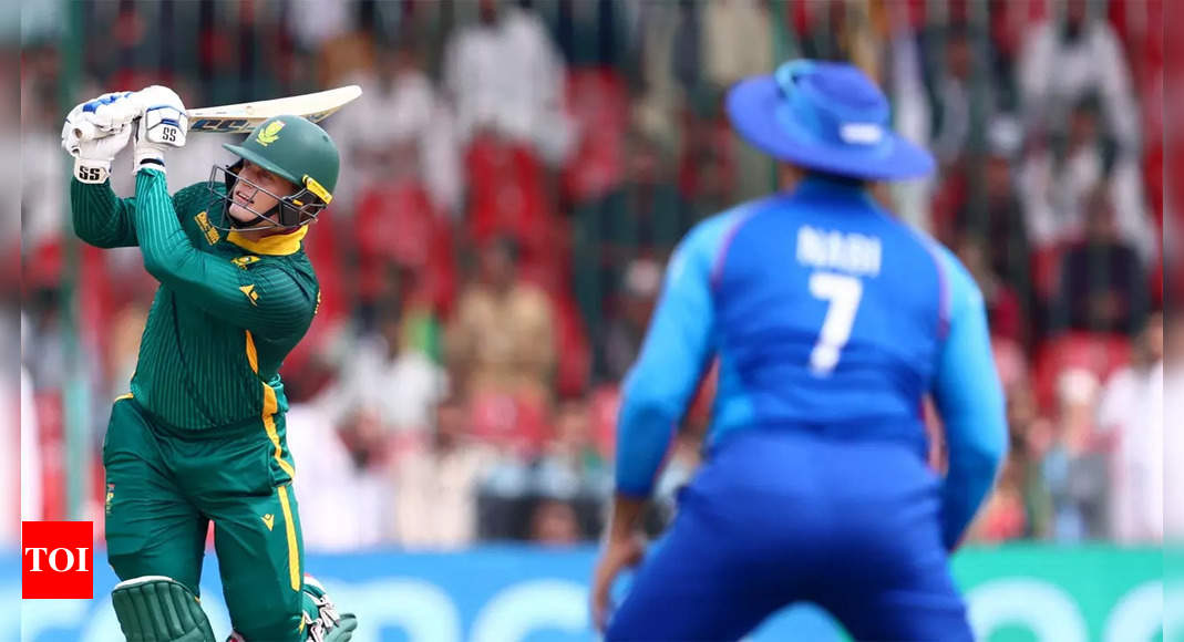 SA vs AFG Live: Rickelton, Bavuma 100-run stand defies Afghanistan