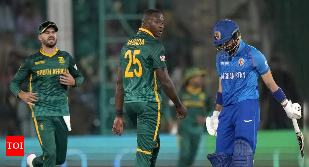 SA vs AFG Live: South Africa bowlers leave Afghanistan reeling in Karachi