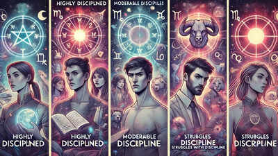 Which zodiac signs are most disciplined and which ones struggle?