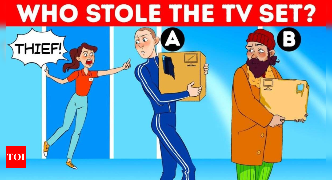 Optical illusion: Only a real Sherlock Holmes can tell who stole the TV