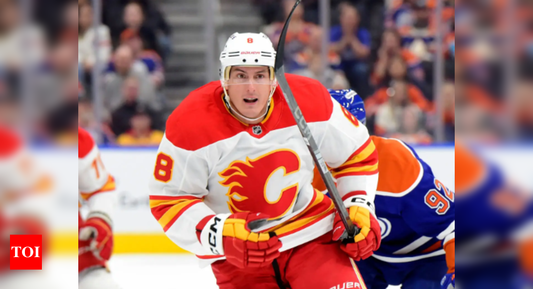 Canadian ice hockey defenseman Tyson Barrie is available for other NHL teams as the Calgary Flames waived him