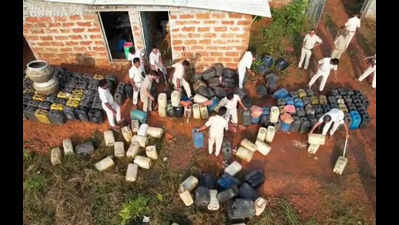 Excise department uses drones to trace illicit liquor operations
