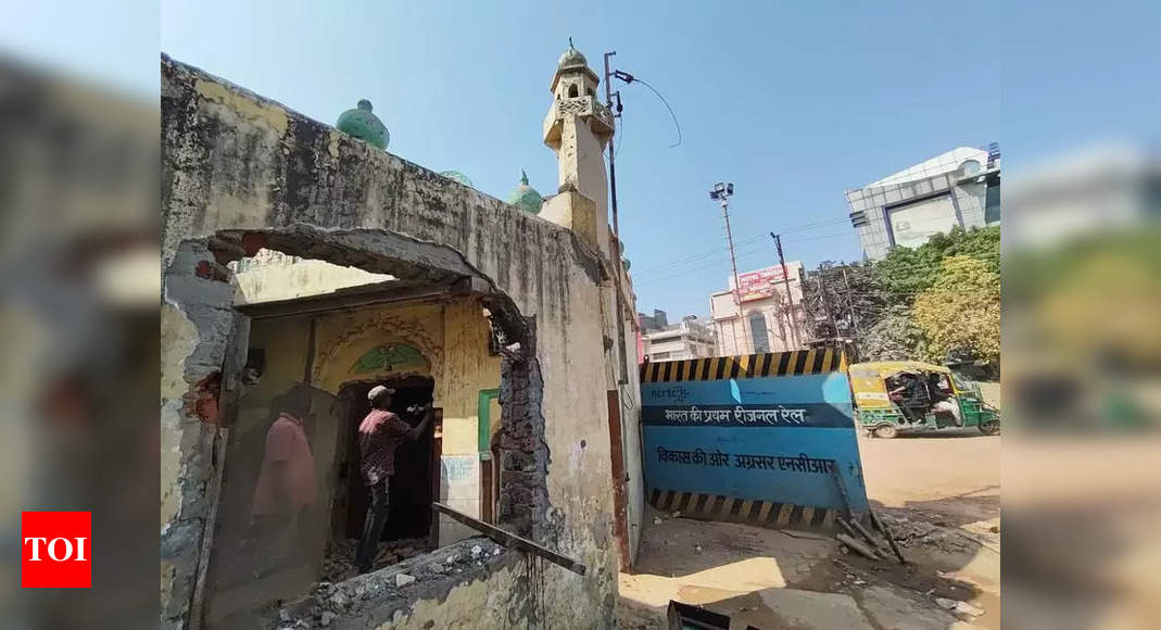 ‘150-year-old’ masjid razed to make way for Meerut RRTS