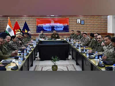  Joint review meeting held in Kashmir to enhance security measures