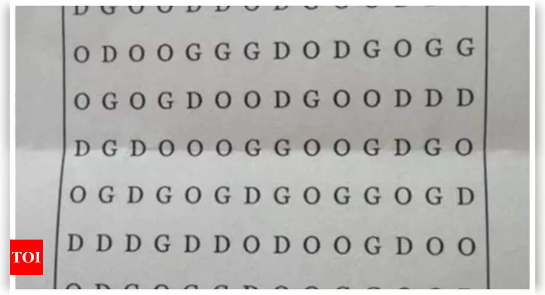 Optical illusion: Only a genius can find the word “DOG” in 5 seconds