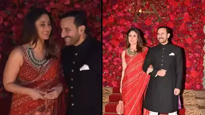 Saif Ali Khan and Kareena Kapoor Khan blush as they make their first public appearance together after the stabbing incident