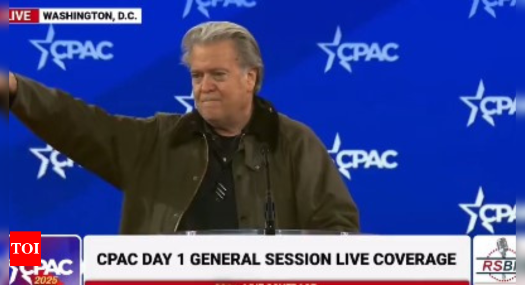 Did Steve Bannon do a 'Nazi salute' to the cheers of CPAC audience?