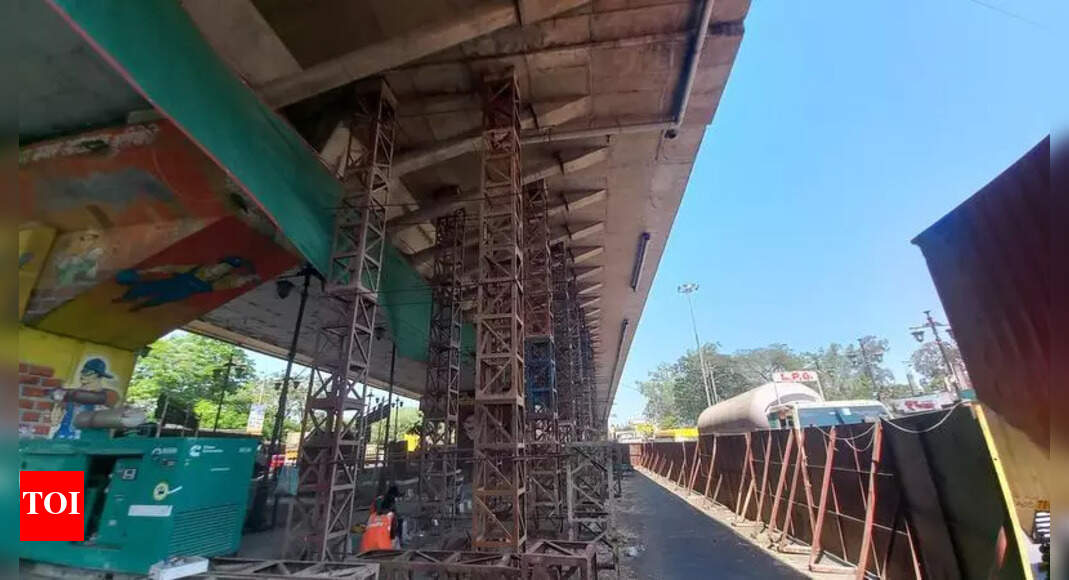 Rehabilitation approval pending, traffic under Butibori flyover ...