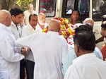 J.P.Dutta's dad's funeral
