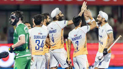 Indian men fight back to beat Ireland 3-1