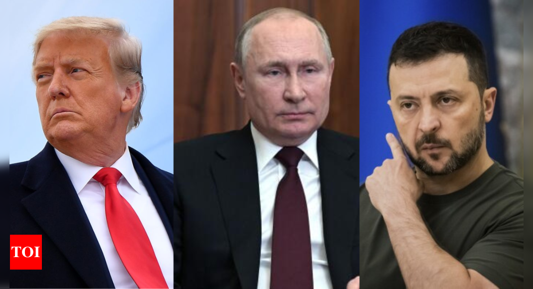 Donald Trump urges Putin and Zelenskyy to ‘get together’ and ‘stop the war’ – The Times of India