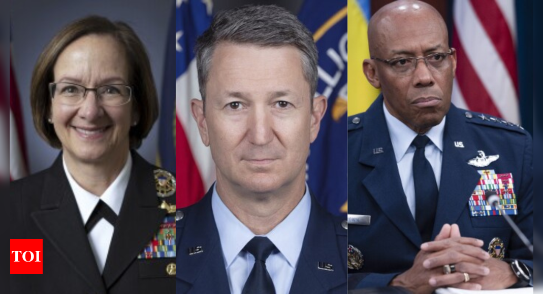 Top military officials Lisa Franchetti, James Slife, and CQ Brown dismissed under Donald Trump\'s administration - The Times of India