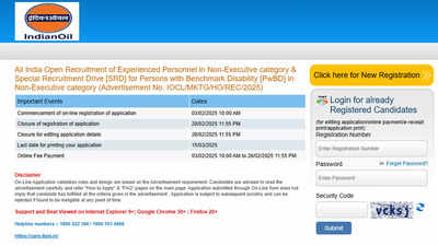 IOCL Junior Operator Recruitment 2025: Application deadline extended to February 28 at iocl.com; check syllabus and exam pattern – The Times of India