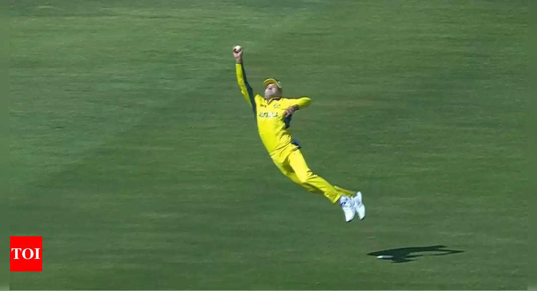 Catch of the Tournament? Carey’s heroic grab - Watch 