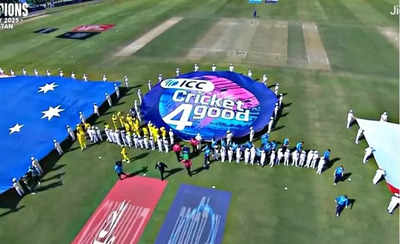 Champions Trophy anthem blunder: Organisers play India's national anthem before England-Australia clash in Lahore - Watch