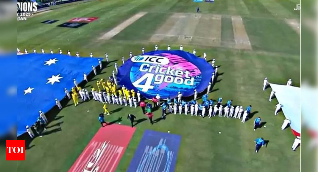 Champions Trophy anthem blunder: Organisers play India’s national anthem before England-Australia clash in Lahore – Watch | Cricket News – The Times of India