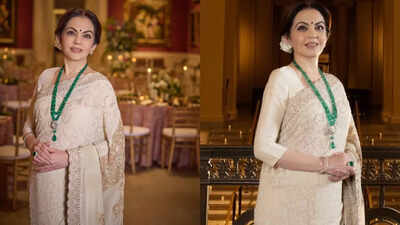 Nita Ambani leaves a lasting impression in timeless chikankari ...