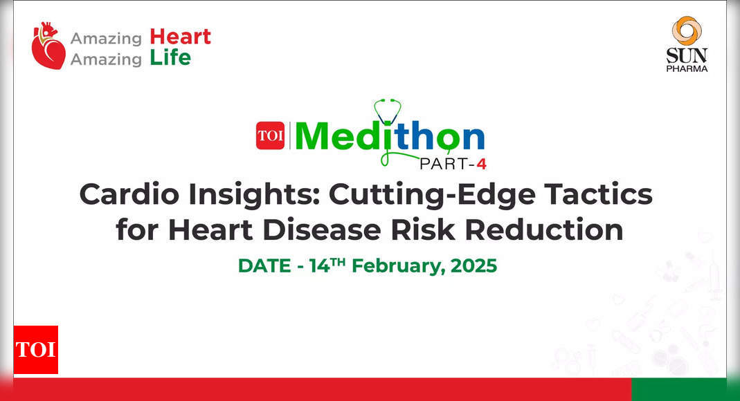 Rise of heart disease among young Indians a wake-up call for change, say experts at TOI Medithon Part-4