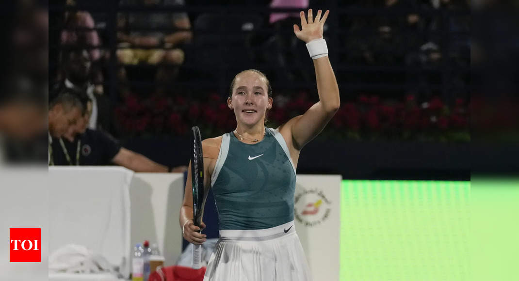 Dubai Open: Mirra Andreeva, 17, becomes youngest WTA 1000 champion | Tennis News – The Times of India