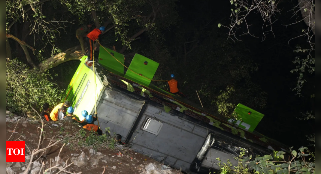 Driver killed, 17 injured as bus carrying pilgrims falls into gorge near Jammu