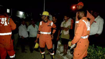 8 workers trapped as roof of Telangana tunnel caves in